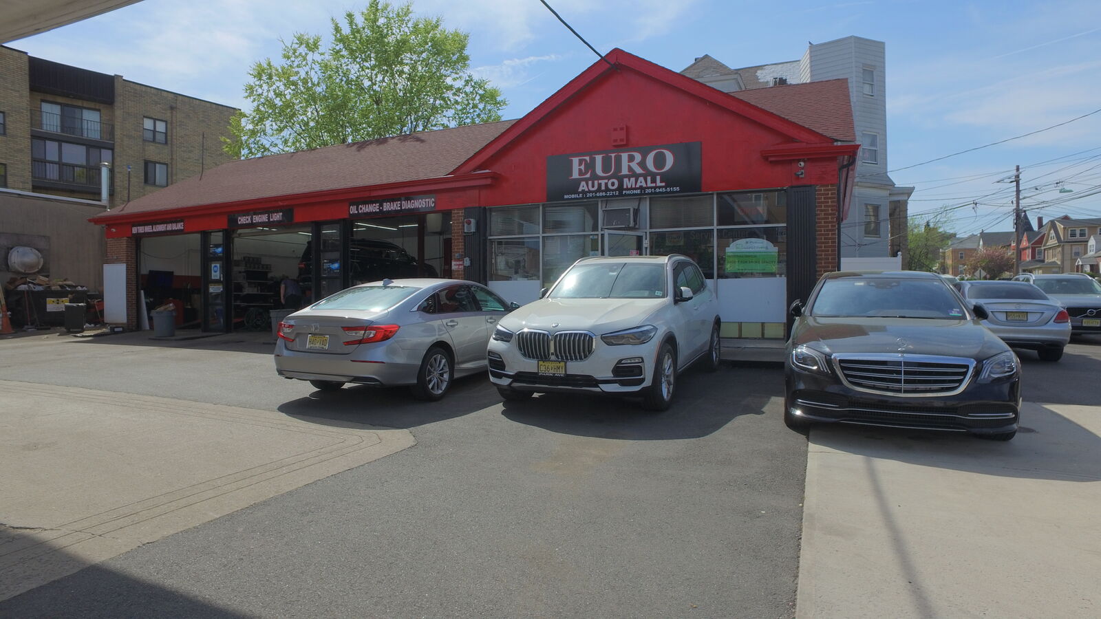 Euro Auto Mall shop exterior at 73 Palisade Ave, Cliffside Park, NJ